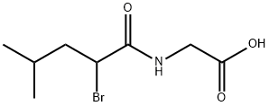 2-[(2-BROMO-4-METHYLPENTANOYL)AMINO]ACETIC ACID,7154-27-0,结构式