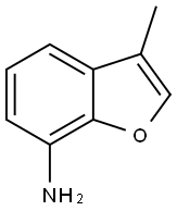 7-氨基-3-甲基苯并呋喃 结构式