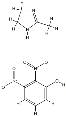 dinitrophenol, compound with 4,5-dihydro-2-methyl-1H-imidazole (1:1) Structure