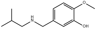 2-methoxy-5-{[(2-methylpropyl)amino]methyl}phenol Structure