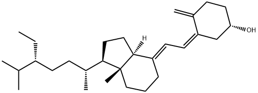 (5Z,7E)-9,10-セコスチグマスタ-5,7,10(19)-トリエン-3β-オール 化学構造式