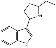 1H-Indole,3-(5-ethyl-2-pyrrolidinyl)-(9CI) 结构式