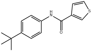 3-Thiophenecarboxamide,N-[4-(1,1-dimethylethyl)phenyl]-(9CI) 结构式