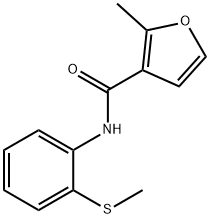 3-Furancarboxamide,2-methyl-N-[2-(methylthio)phenyl]-(9CI) 结构式