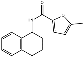 2-Furancarboxamide,5-methyl-N-(1,2,3,4-tetrahydro-1-naphthalenyl)-(9CI) Structure