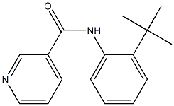 3-Pyridinecarboxamide,N-[2-(1,1-dimethylethyl)phenyl]-(9CI) Structure