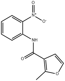 3-Furancarboxamide,2-methyl-N-(2-nitrophenyl)-(9CI) 化学構造式