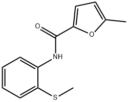 2-Furancarboxamide,5-methyl-N-[2-(methylthio)phenyl]-(9CI),717859-95-5,结构式