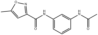 3-Isoxazolecarboxamide,N-[3-(acetylamino)phenyl]-5-methyl-(9CI),717866-68-7,结构式