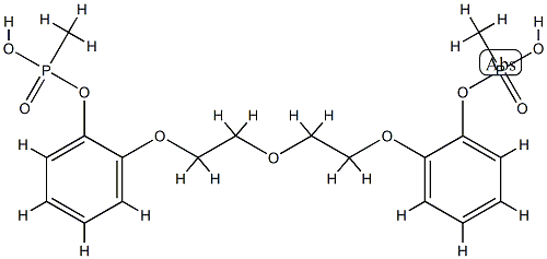 1,5-((3,3'-dimethylphosphate)diphenoxy)-3-oxapentane Struktur