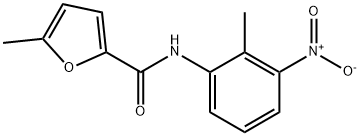 2-Furancarboxamide,5-methyl-N-(2-methyl-3-nitrophenyl)-(9CI) Structure