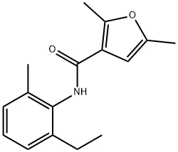 3-Furancarboxamide,N-(2-ethyl-6-methylphenyl)-2,5-dimethyl-(9CI) Structure