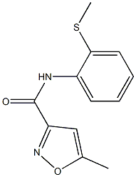 3-이속사졸카르복사미드,5-메틸-N-[2-(메틸티오)페닐]-(9CI)