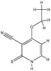 3-Pyridinecarbonitrile,4-ethoxy-1,2-dihydro-2-thioxo-(9CI) Structure