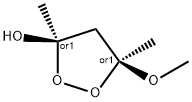 1,2-Dioxolan-3-ol, 5-methoxy-3,5-dimethyl-, (3R,5S)-rel- (9CI) 结构式