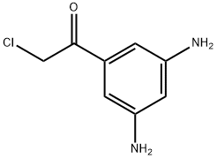 Acetophenone, 3,5-diamino-2-chloro- (5CI) Structure