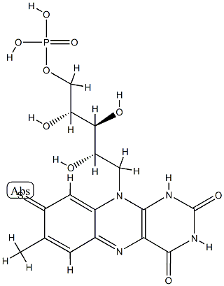 8-mercapto-FMN 化学構造式