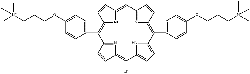 Exeporfinium 化学構造式