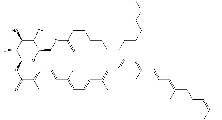 staphyloxanthin Struktur