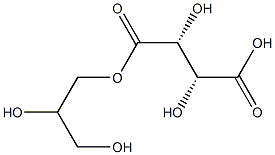 [R-(R*,R*)]-tartaric acid, monoester with propane-1,2,3-triol,71929-20-9,结构式