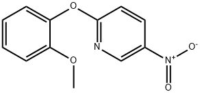 2-(2-Methoxyphenoxy)-5-nitropyridine 结构式