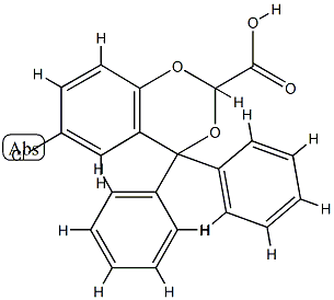 71980-71-7 4-chloro-7,7-diphenyl-8,10-dioxabicyclo[4.4.0]deca-2,4,11-triene-9-car boxylic acid