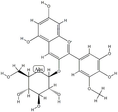 Petunidin 3-O-glucoside Struktur