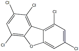 1,2,4,7,9-PNCDF Structure