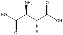 Asparticacid,3-fluoro-,erythro-(9CI) Structure