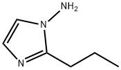 1H-Imidazol-1-amine,2-propyl-(9CI) 结构式