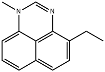 1H-Perimidine,4-ethyl-1-methyl-(9CI) Struktur