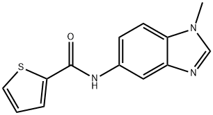 2-Thiophenecarboxamide,N-(1-methyl-1H-benzimidazol-5-yl)-(9CI)|