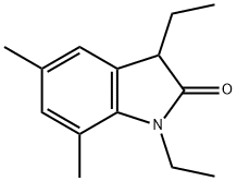 2H-Indol-2-one,1,3-diethyl-1,3-dihydro-5,7-dimethyl-(9CI) Struktur