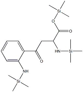 γ-Oxo-α,2-bis[(trimethylsilyl)amino]benzenebutyric acid trimethylsilyl ester 结构式