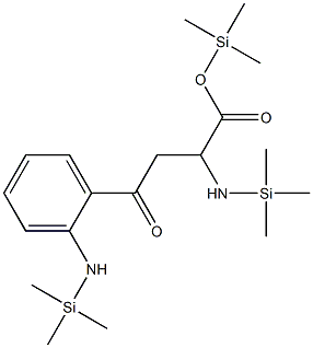 γ-Oxo-α,2-bis[(trimethylsilyl)amino]benzenebutyric acid trimethylsilyl ester Structure