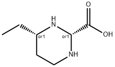 2-Pyrimidinecarboxylicacid,4-ethylhexahydro-,(2R,4S)-rel-(9CI) 化学構造式