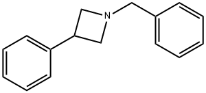 1-Benzyl-3-phenylazetidine 结构式