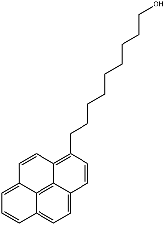 9-(1'-pyrene)nonanol 化学構造式