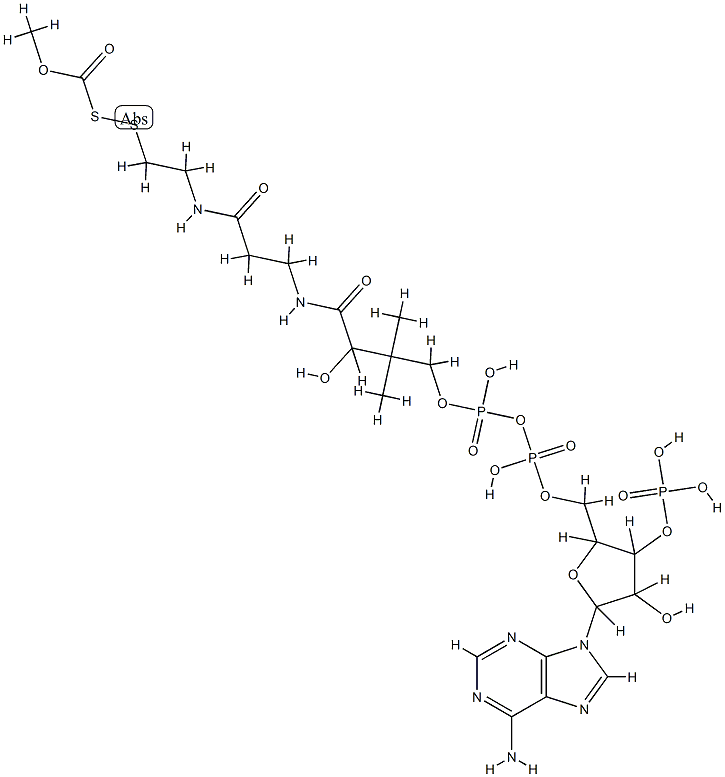 methoxycarbonyl-coenzyme A disulfide|