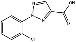 2-(2-chlorophenyl)-2H-1,2,3-triazole-4-carboxylic acid Struktur