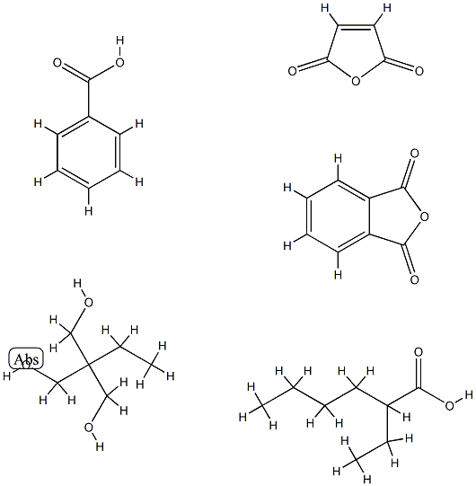 1,3-isobenzofurandione, polymer with2-ethyl-2-(hydroxymethyl)-1,3-propanediol and 2,5-furandione, benzoate2-ethylhexanoate|邻苯二甲酸酐与2-乙基-2-羟甲基-1,3-丙二醇、2,5-呋喃二酮和2-乙基己酸苯甲酸酯的聚合物