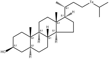 23-(isopropyltelluro)-24-norcholan-3-ol|