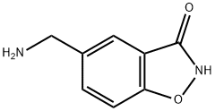 1,2-Benzisoxazol-3(2H)-one,5-(aminomethyl)-(9CI) 结构式