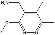 4-Pyridazinemethanamine,3-methoxy-5,6-dimethyl-(9CI) Structure