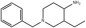 4-Piperidinamine,3-ethyl-1-(phenylmethyl)-(9CI) Structure