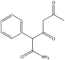 α-(1,3-Dioxobutyl)benzeneacetamide Structure