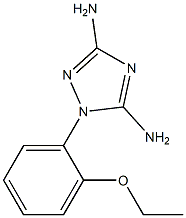 1H-1,2,4-Triazole-3,5-diamine,1-(2-ethoxyphenyl)-(9CI) 化学構造式