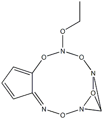 4,5,6-Metheno-4H-cyclopentoxazole,2-ethoxy-3a,5,6,6a-tetrahydro-(9CI) Structure