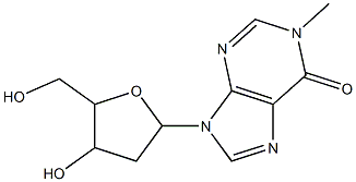 Inosine,2'-deoxy-1-methyl- 化学構造式