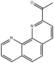1-(1,10-Phenanthrolin-2-yl)ethanone 化学構造式